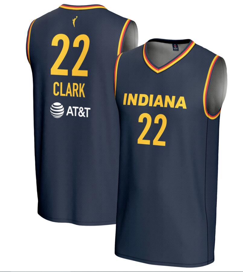 Men Unisex GameDay Greats #22 Caitlin Clark Navy Indiana Fever Lightweight blue Basketball Jersey->more ncaa teams->NCAA Jersey
